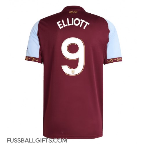 Aston Villa Harvey Elliott #9 Fußballbekleidung Heimtrikot 2025-26 Kurzarm
